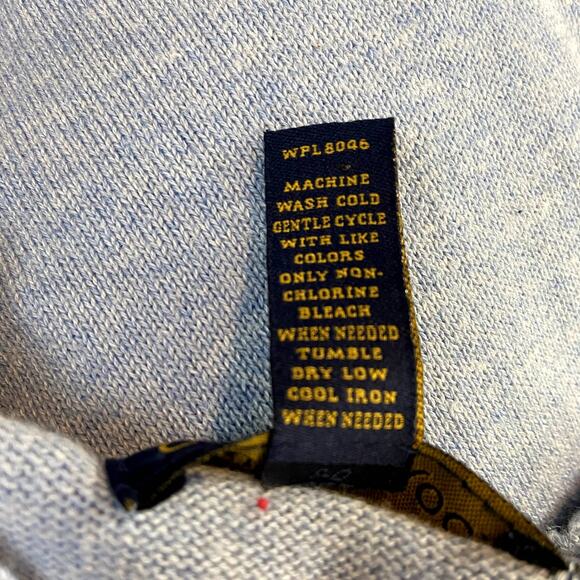 Club Room 100% Cotton Blue Pullover Men's  Sweater Size Small - Picture 9 of 9